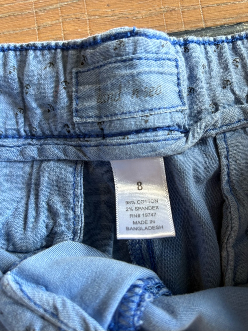 LOFT Women's Shorts Set in White, Blue, and Olive - Picture 6 of 11